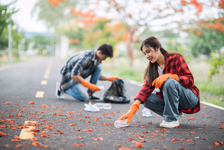 Seasonal landscaping cleanup
